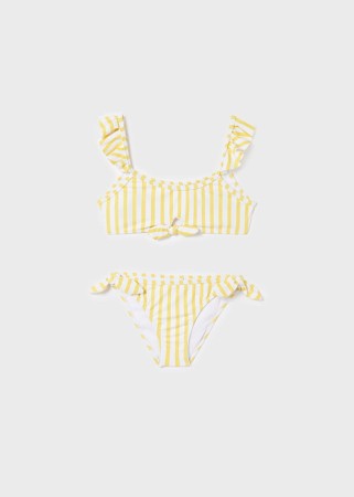 Bikini dwuczęściowe w paski dla dziewczynki