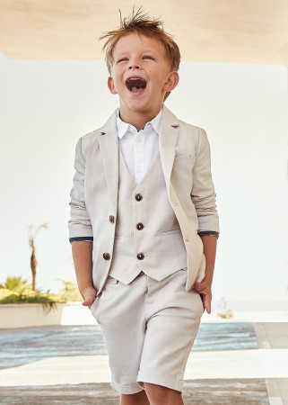 Bermudy tailoring dla chłopca Mayoral, ostatni rozmiar 128