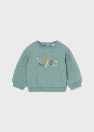 Bluza dresowa z napisem dla niemowlęcia 
