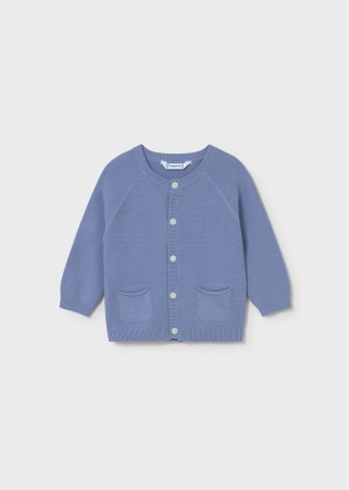 Sweter zapinany na guziki z dzianiny trykotowej dla niemowlęcia Mayoral, ostatni rozmiar 86